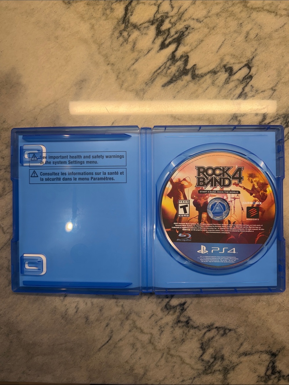 Sony PS4 Rock Band 4 Video Game - Blue Case - Picture 2 of 4